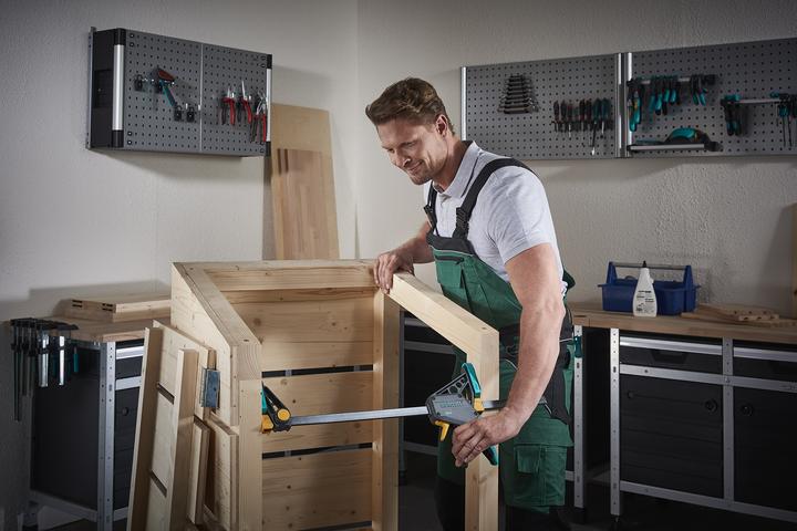Produktbild wolfcraft wolfcraft 1 EHZ - Einhandzwinge PRO 100/700mm (700 mm)
