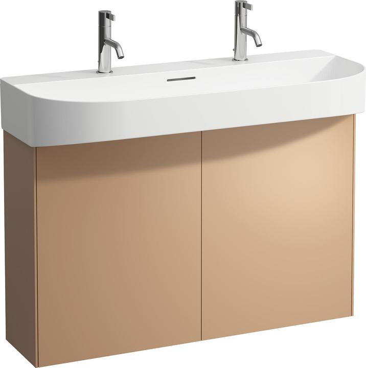 Laufen Running Sonar washbasin base, 2 doors, fits washbasin 810347