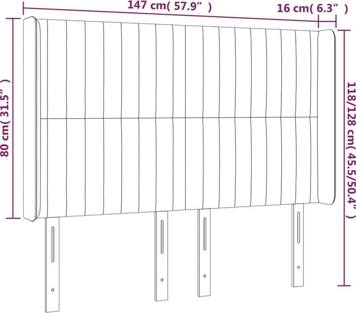 Produktbild VidaXL Aneska (147 x 16 x 128 cm)