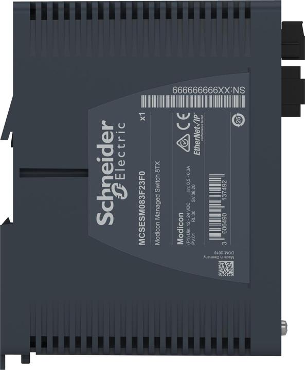 Image du produit Schneider Electric Schneider Modicon Managed MCSESM083F23F0Switch -8 ports pour cuivre - fil de cuivre (8 Ports)