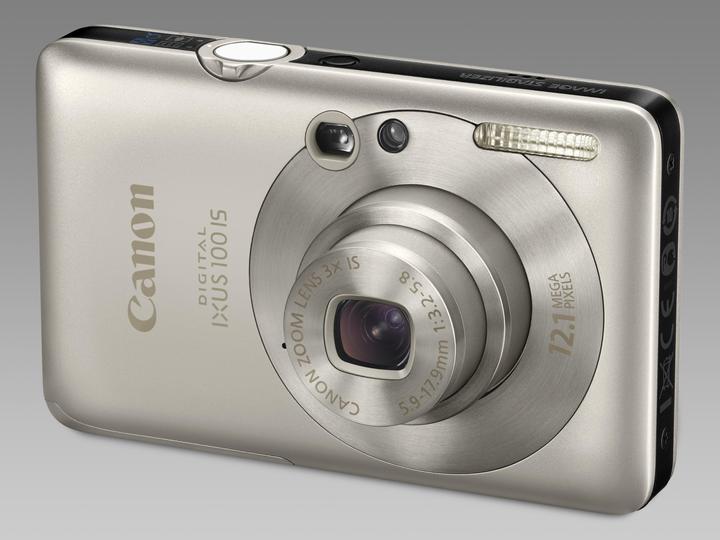 Canon Digital IXUS 100 IS, 12 million pixels, HD movies, silver (1/2,3'')