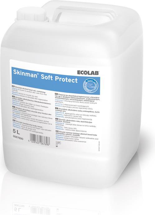 Ecolab SOFT PROTECT viruzides alkoholisches Händedesinfektion liq (5000 ml)