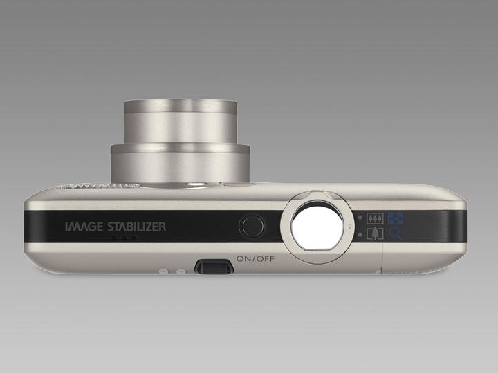Actual product image Canon Digital IXUS 100 IS, 12 million pixels, HD movies, silver (1/2,3'')