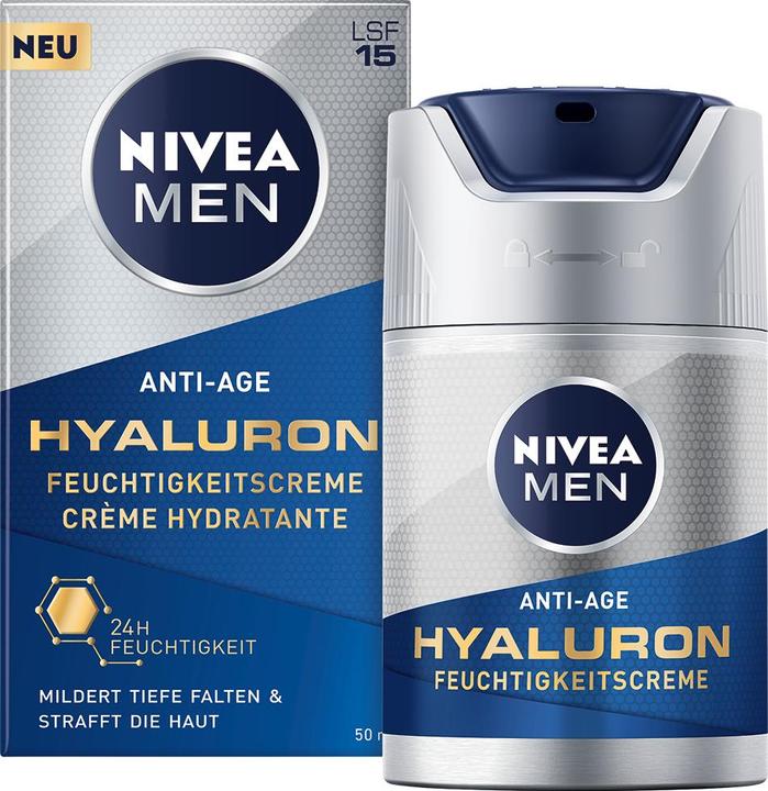 Produktbild NIVEA MEN Anti-Age Hyaluron (50 ml, 24h Creme, SPF 15)