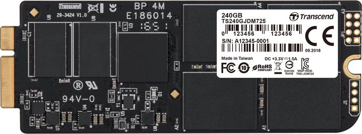 Image du produit Transcend JetDrive 725 (240 Go, M.2 2280)