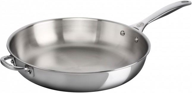 Le Creuset 3 strati più (28 cm, Padella per friggere, Acciaio inossidabile)