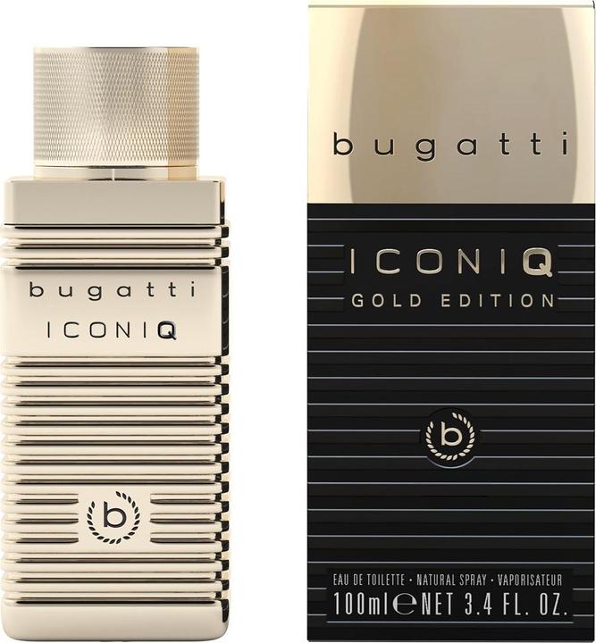 Bugatti Iconiq Gold Edition Herrenparfüm 100ml Eau De Toilette (Eau de Toilette, 100 ml)