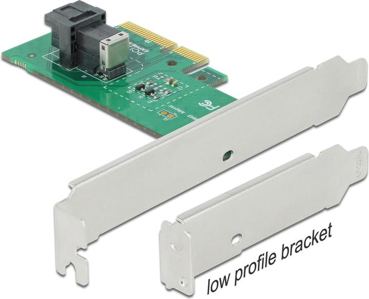 Image du produit Delock Adaptateur de bus hôte PCI-Ex4v4 -1xSFF-8643 NVMe U.2