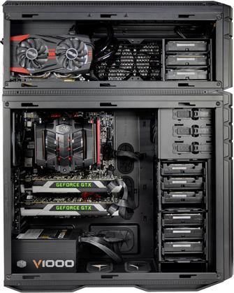 Actual product image Cooler Master HAF Stacker 935 (E-ATX, mATX, ATX)