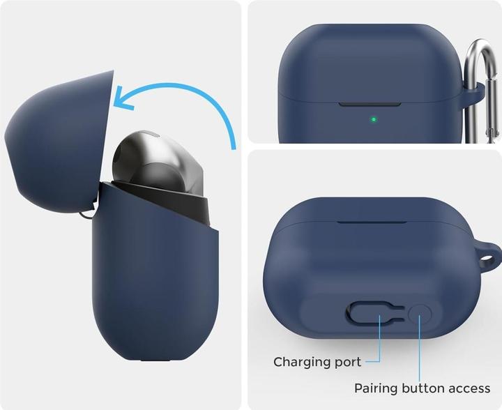 Produktbild Screenguard Samsung Galaxy Buds3 Pro Liquid Silicone Case Hülle mit Karabiner