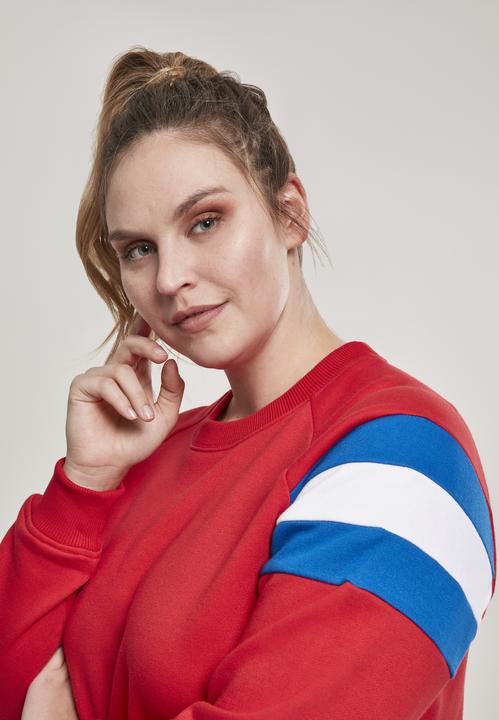 Produktbild Urban Classics Ladies Sleeve Stripe Crew (5XL)