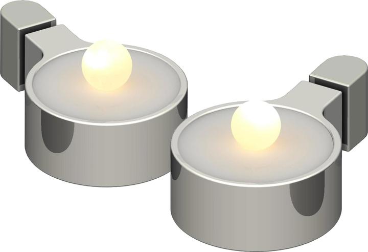 Immagine prodotto Sirius LED Tealights Amalia 2 pezzi, argento (2 x)