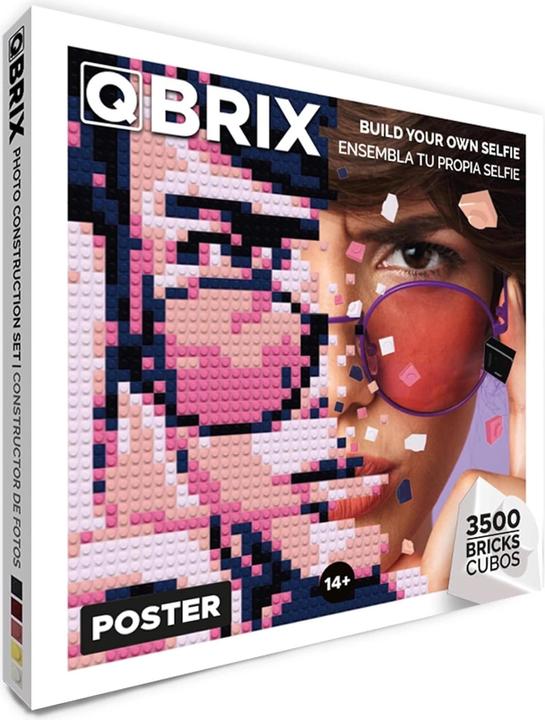 Produktbild QBrix Klemmbausteine Mosaik - Individuelles Pixelbild - Poster