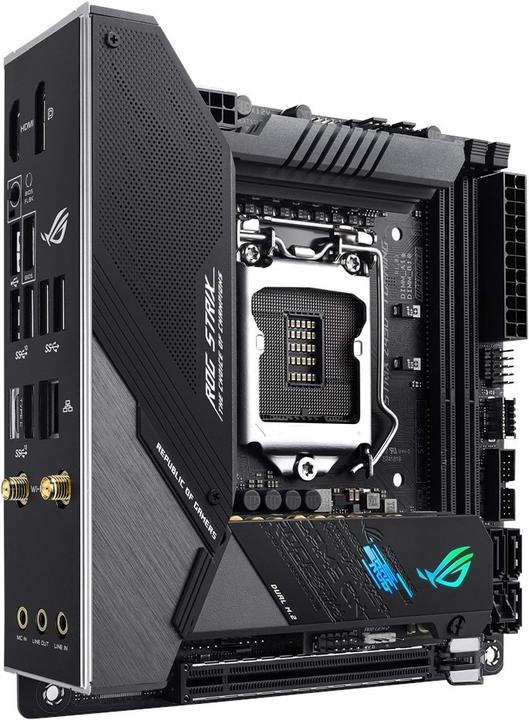 Image du produit ASUS ROG Strix Z490-I Jeux (LGA 1200, Intel Z490, Mini-ITX)
