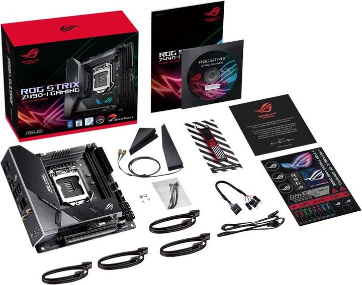 Image du produit ASUS ROG Strix Z490-I Jeux (LGA 1200, Intel Z490, Mini-ITX)