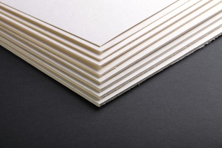 Image du produit Clairefontaine Carton Bois 2,5mm 10F 50x65cm 1250g - Beige (1650 g/m², 8 x)
