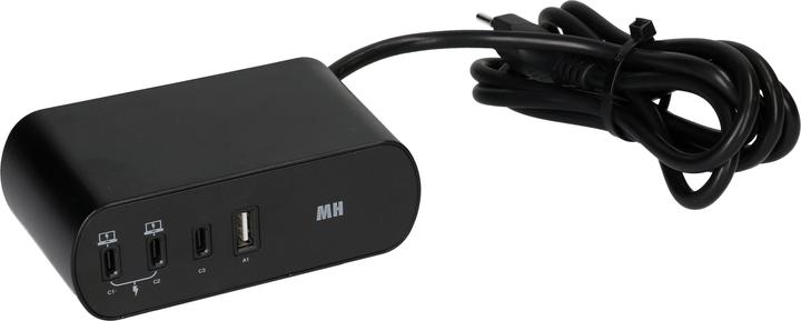 Produktbild Max Hauri Desktop Charger PD65W (6 x, USB-A, USB-C, Typ 13, 2 m)