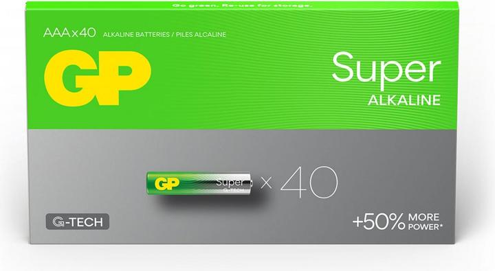 Produktbild GP Batteries Micro (AAA) Batterie Super Alkaline Batterien Micro, 40er (40 Stk., AAA)