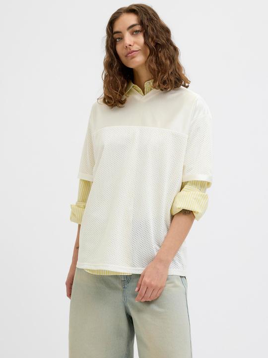 Image du produit JJXX Jxzola Mesh Print Ss V Neck Tee Jrs Ln (XS)