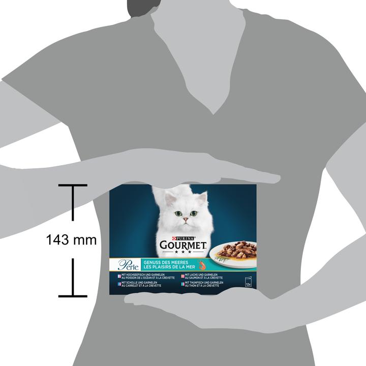 Produktbild Gourmet Perle Genuss des Meeres (Adult, 12 Stk., 1160 g)