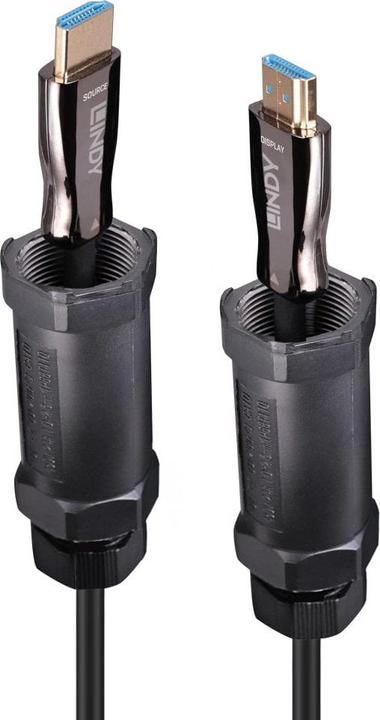 Immagine prodotto Lindy Cavo HDMI 8K60 ibrido in fibra ottica armato da 50 metri (50 m, HDMI)