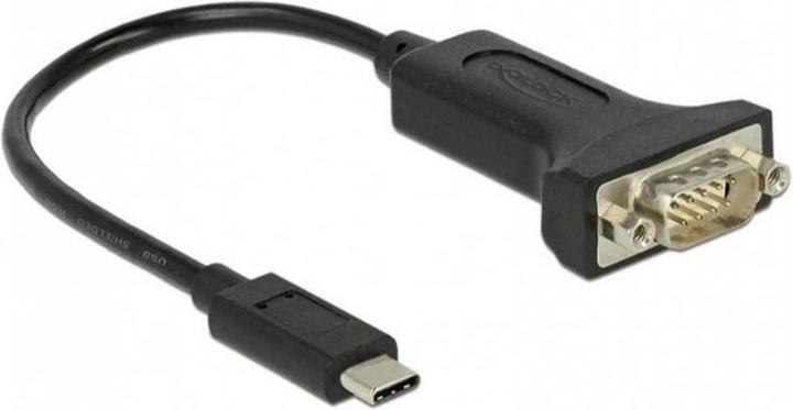Actual product image Delock Adapter USB-C>1x Serial RS-232 (0.15 m, VGA)