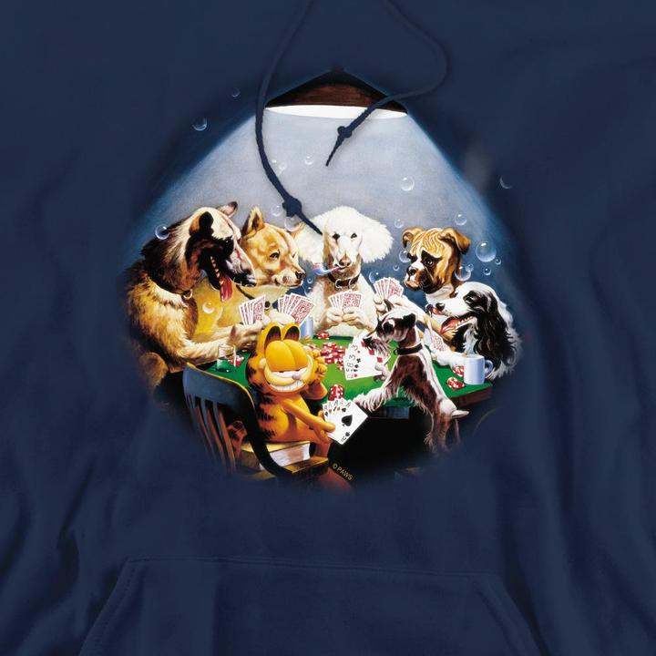 Immagine prodotto Garfield Playing With The Big Dogs Felpa con Cappuccio Uomo (XL)