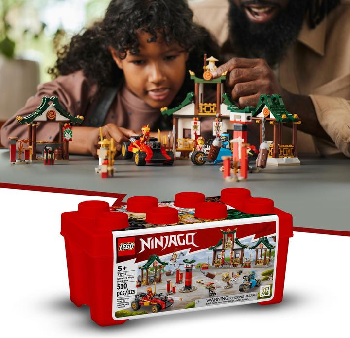 Produktbild LEGO Kreative Ninja Steinebox (71787, LEGO Ninjago)