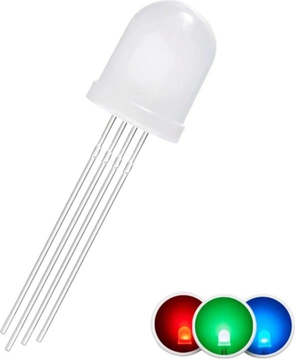Purecrea LED RGB 10mm clear