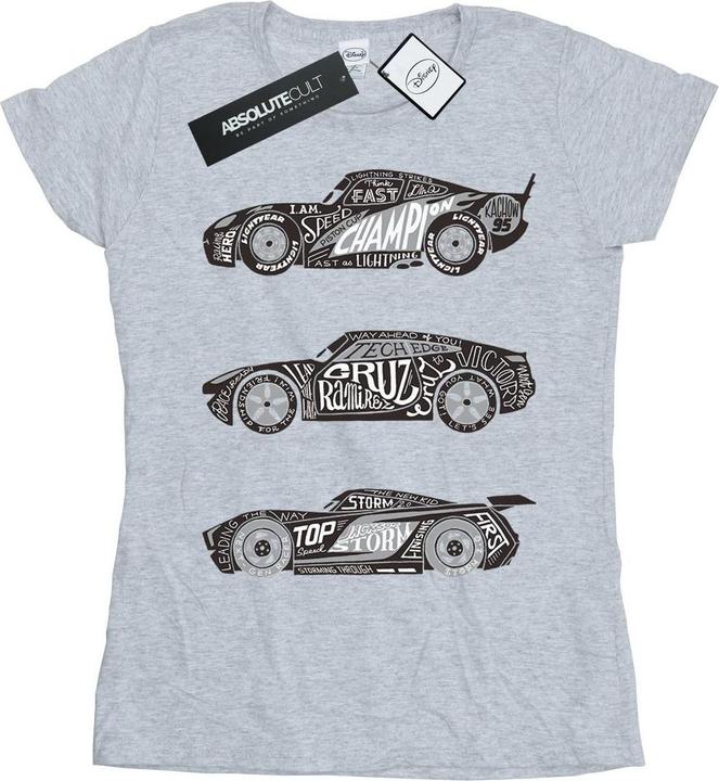 Disney Cars Text Racers TShirt (L)