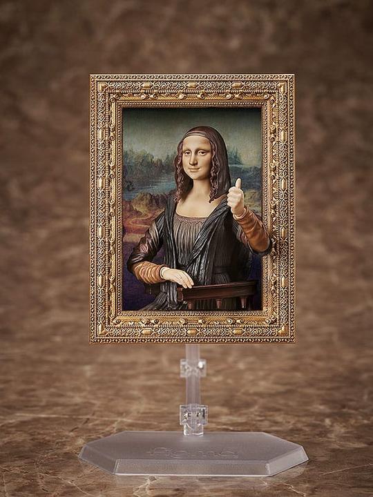 Actual product image FREEing The Table Museum figurine Figma Mona Lisa by Leonardo da Vinci 14 cm
