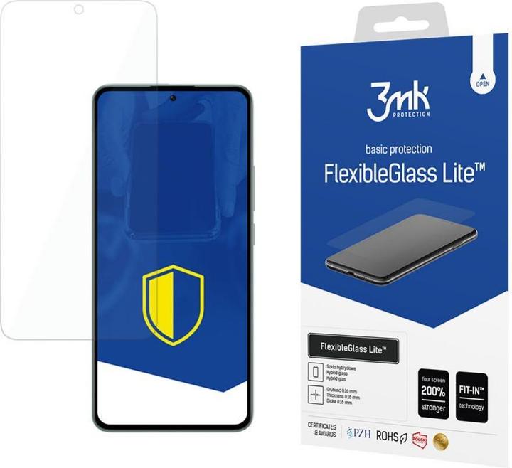 Energie-Label 3MK Hybridglas FlexibleGlass Lite für Xiaomi 13T / 13T Pro (1 Stück, Xiaomi 13T, Xiaomi 13T Pro)