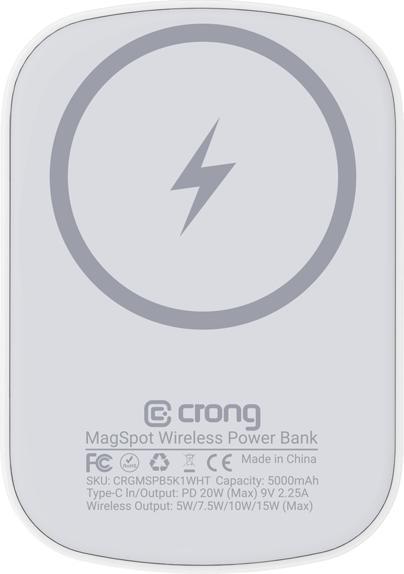 Produktbild Crong Power bank with MagSafe, USB-C PD (5000 mAh)