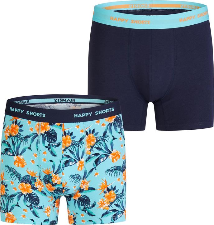 flower print - bleu marine
