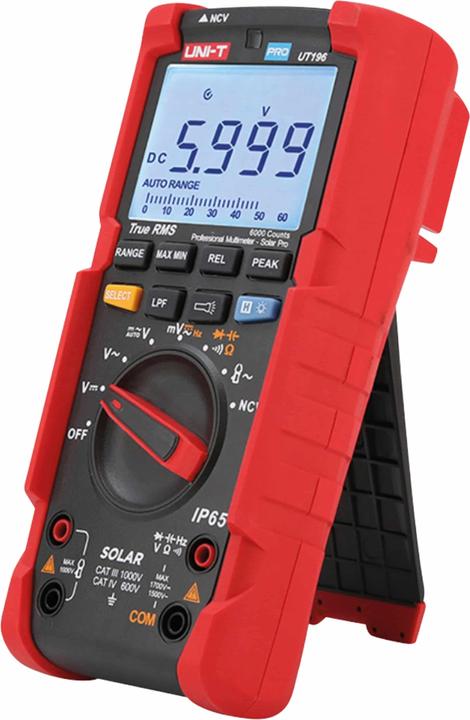 Produktbild Uni-T UT196 True RMS Professional Digital Solar Multimeter 1700V (CAT III 1000V, CAT IV 600V)