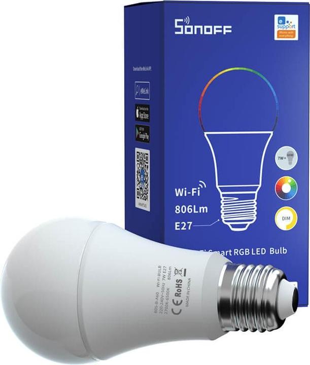 Produktbild Sonoff Leuchtmittel B05-BL-A60 (E27, 9 W, 806 lm, 1 x, G)