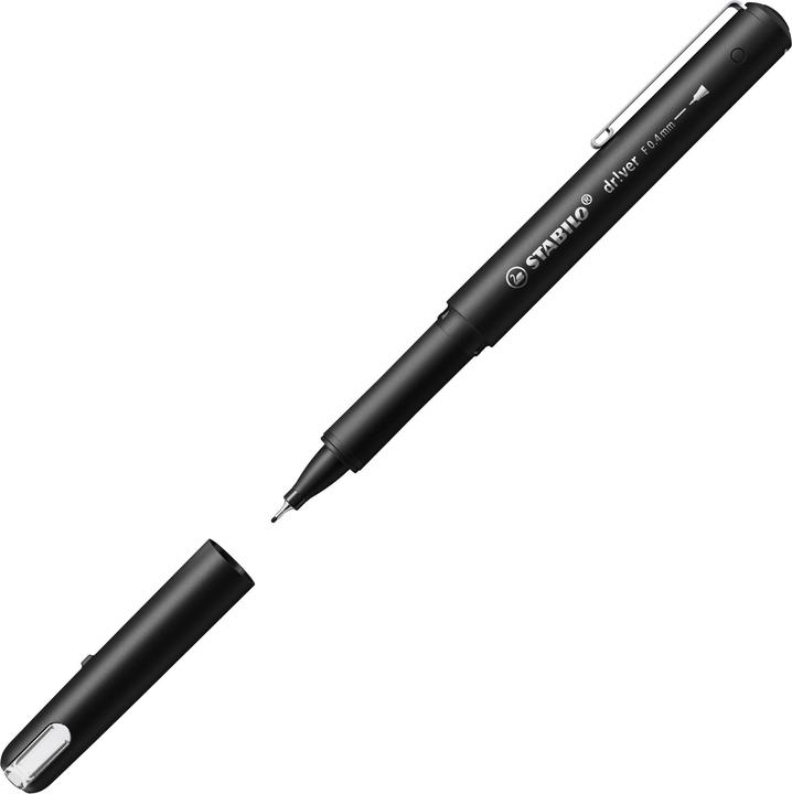 Image du produit STABILO Driver Fine 0.4 Mm Noir (Noir, 1 x)