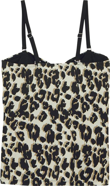 Actual product image Regatta Womens/Ladies Aceana III Leopard Print Tankini Top (40)