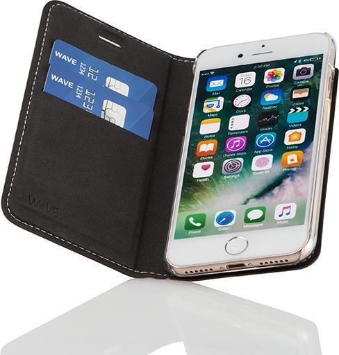 Actual product image Wave BookCase suojakotelo, iPhone 7 / 8 / SE, ruusukulta (Apple iPhone SE (3rd Gen), Apple iPhone 7, Apple iPhone 8)