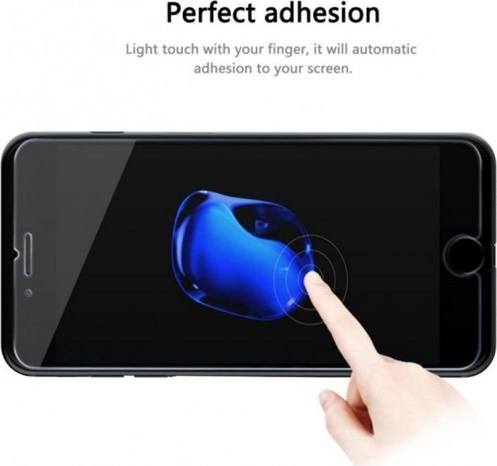 Actual product image Screenguard Apple iPhone 8 Protective Glass Film Case Friendly Design (1 Piece, Apple iPhone 8)