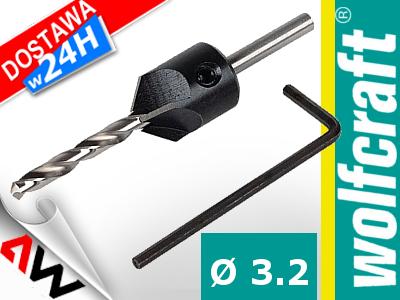 Actual product image wolfcraft wolfcraft 1 Vorbohrer mit Senker ø3,2x12mm (3.2 mm, 12 mm)
