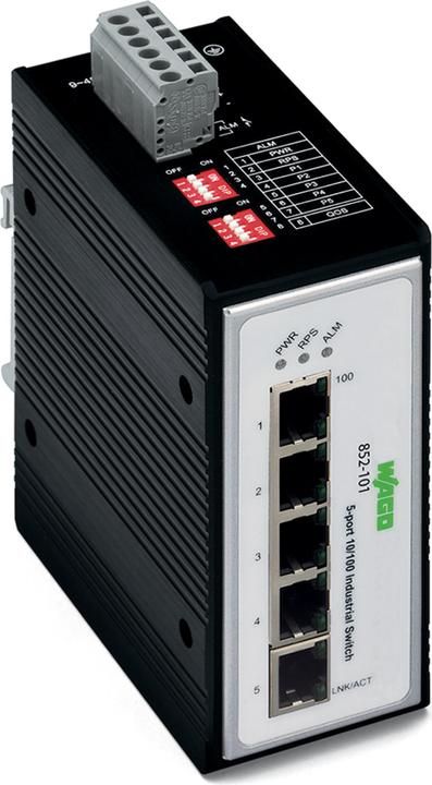 Immagine prodotto Wago 852-101 Switch industriale a 5 porte (5 Porti)