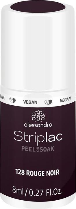 Produktbild Alessandro Striplac Peel or Soak Rouge Noir 8 ml (128 Rouge Noir, Abziehbarer Nagellack)