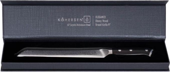 Produktbild Kohersen Nóż do chleba Bread Elegance Ebony Wood 22 9cm (22.90 cm)