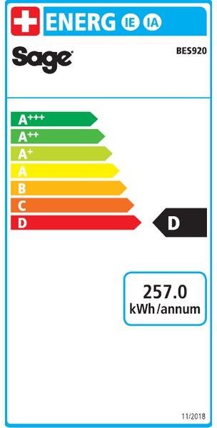 Energie-Label Sage The Dual Boiler