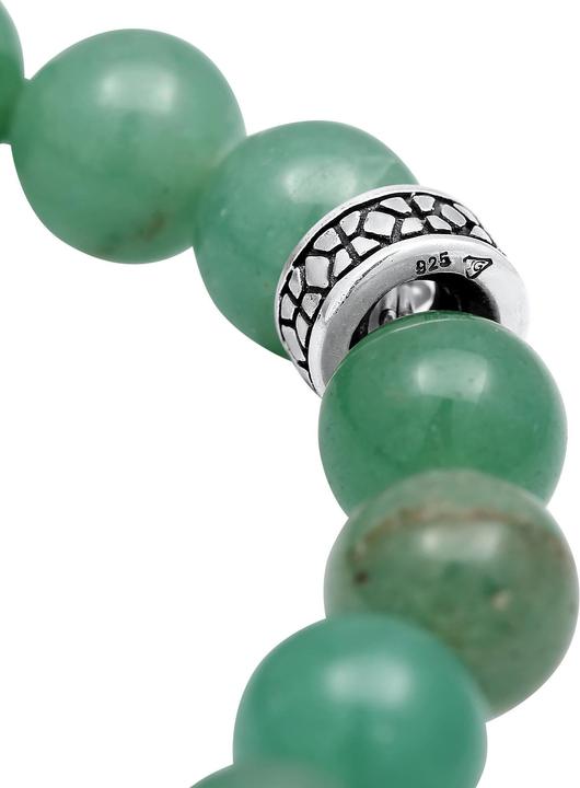 Produktbild Kuzzoi Edelsteinarmband (19 cm, Aventurin, Plastik, 925 Sterling Silber)