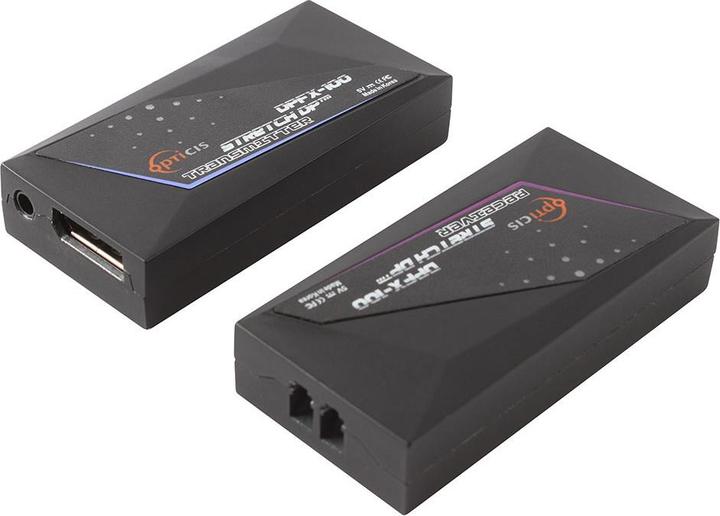 Image du produit Opticis DisplayPort extender set two fibers to 200 metres (DisplayPort)