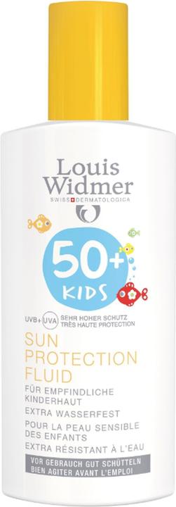 Actual product image Widmer Louis Sun Protection Kids LSF50+ ohne Parfum 100 ml (Suntan cream, SPF 50+, 100 ml)