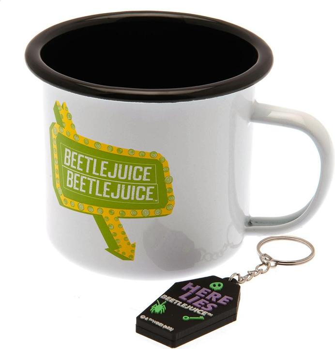 Image du produit Beetlejuice Je suis Bizarre Et Insolite Ensemble de Tasses en Émail (500 ml, 1 x)
