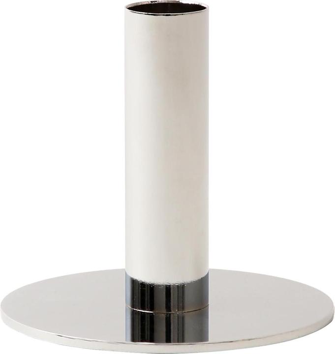 Esmée Bougeoir pour bougies sur tige en argent, H 9.5 cm x Ø 10 cm